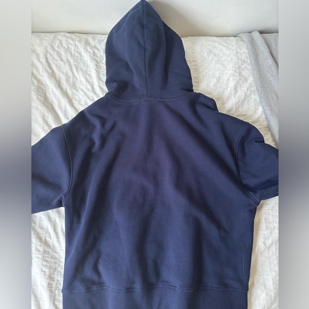 Garage Navy Oversized Hoodie - Picture 2 of 2
